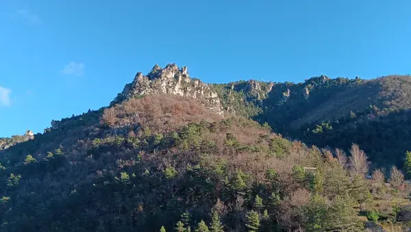 DE LA TERRASSE VUE SUR LE CAUSSE NOIR
