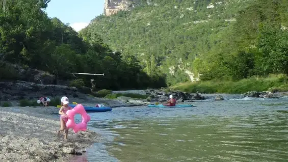 PLAGE GORGES DU TARN