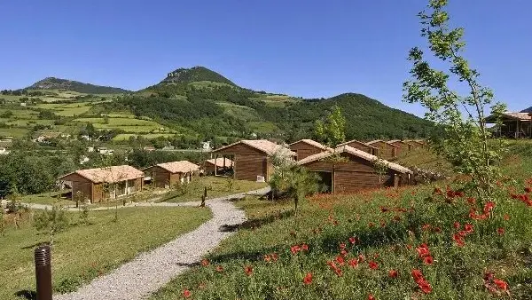 Vue sur les chalets