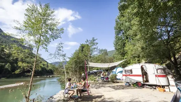 Emplacement en bord de rivière