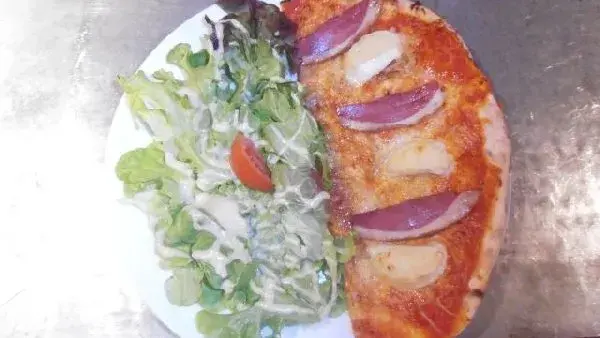 EXEMPLE DE DUO PIZZA SALADE VERTE