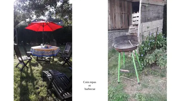 Coin repas et barbecue