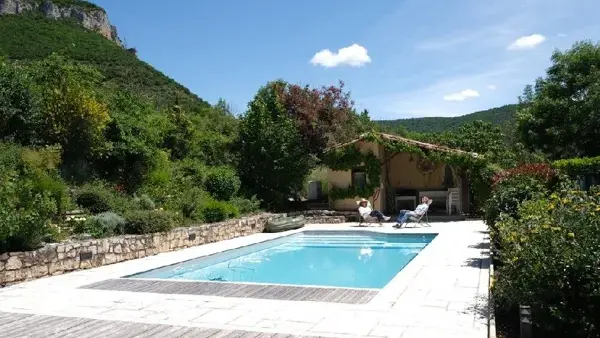 Piscine, pool house La Vieille Vigne