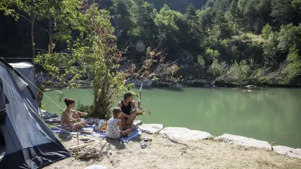 Emplacement en bord de rivière