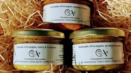 Tartinables d'escargots à déguster à l'apéritif
