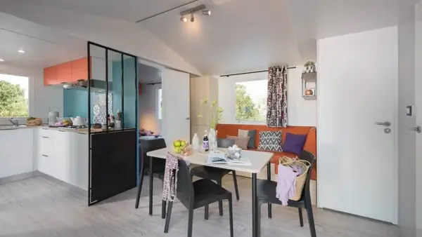 Camping les 2 Vallees mobil-home prestige 2 chambres nant aveyron occitanie france