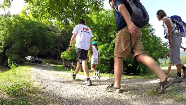 Camping les 2 Vallees randonnees nant aveyron occitanie france