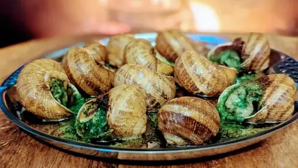 Escargots en coquilles au beurre persillé