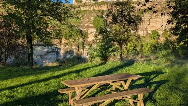 Aire de pique-nique de Sainte Fauste à Bozouls