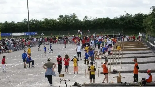 Finale départementale des écoles de quilles (challenge du Conseil Général), à Inières