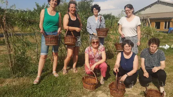 Stage réalisation d'un panier rond