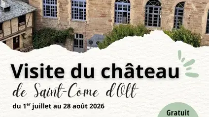 Visite guidée du château de Saint-Côme-d'Olt