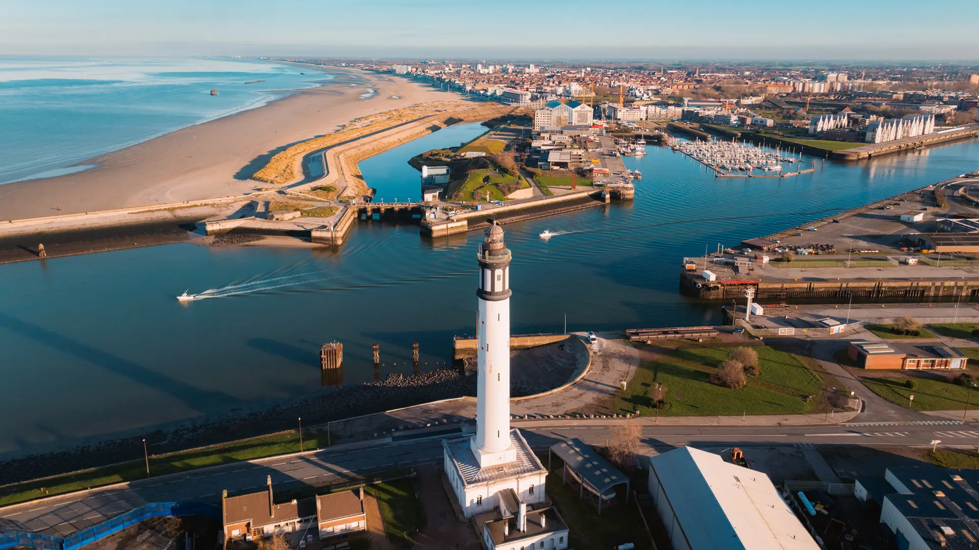 Vue aérienne Phare du Risban