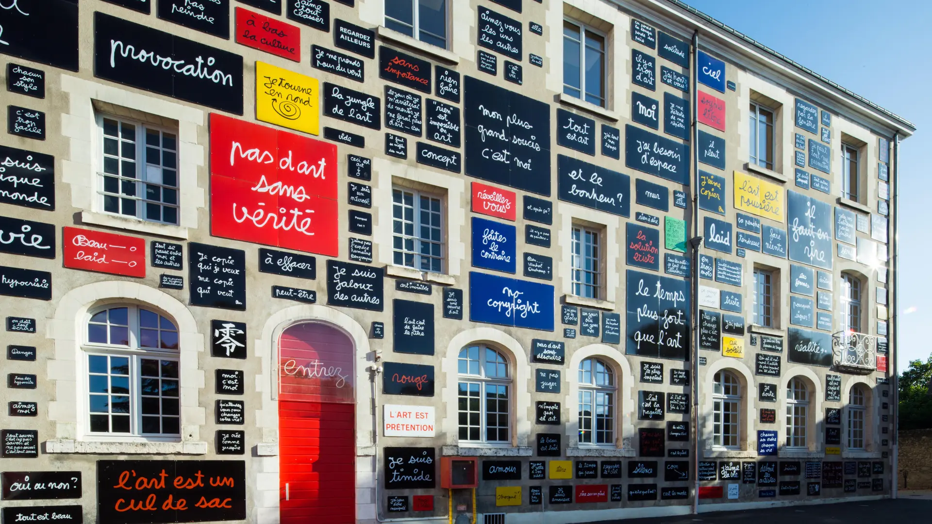Mur des mots (détail), 1995 (2023)