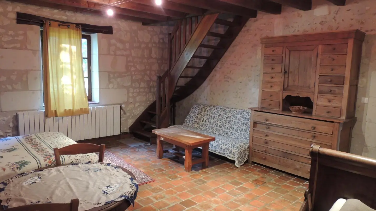 Espace chambre RDC - Gîte 2 - La Petite Lionnière