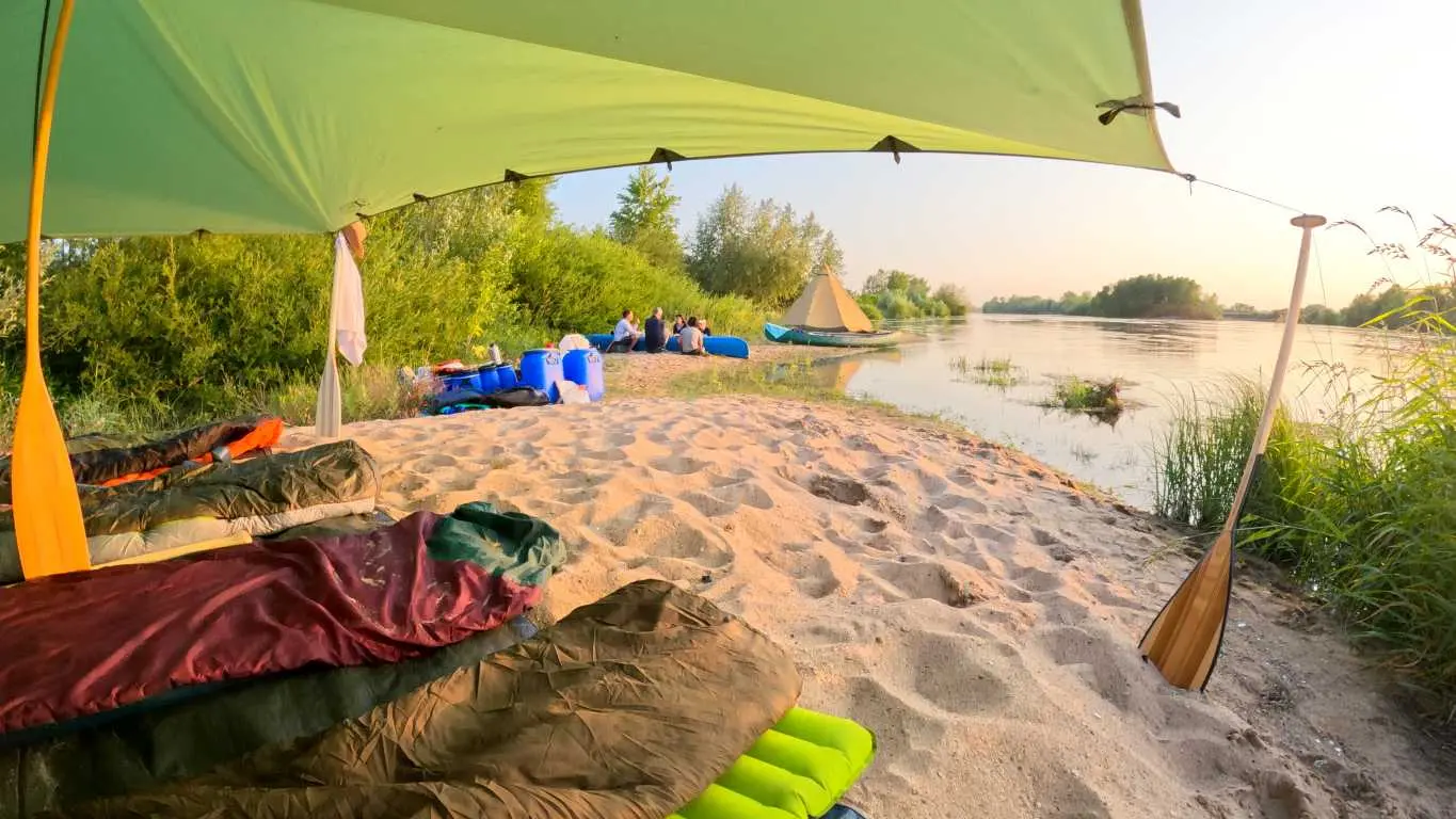 Bivouac sur la Loire