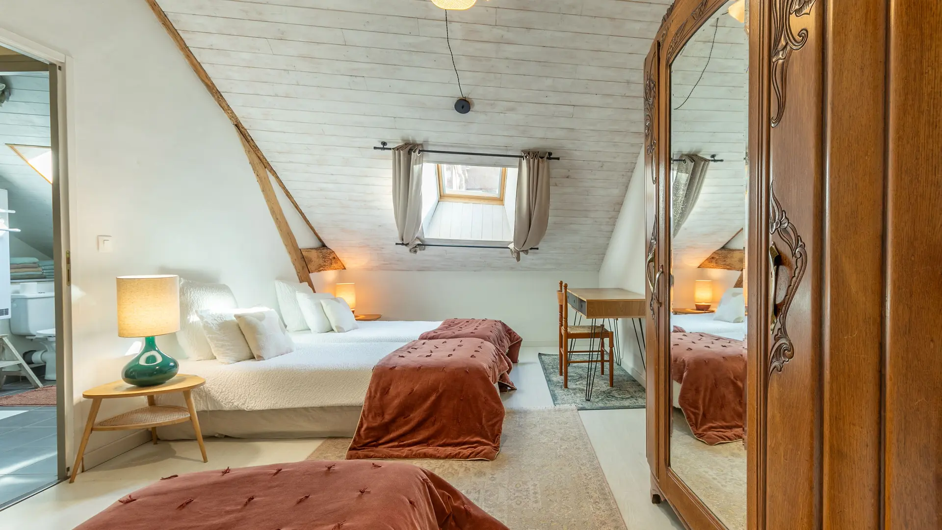 La Maison des Chalands - Une des chambres