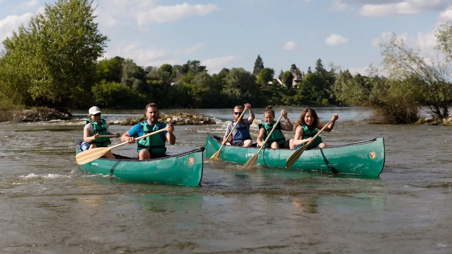 Canoë sur la Loire