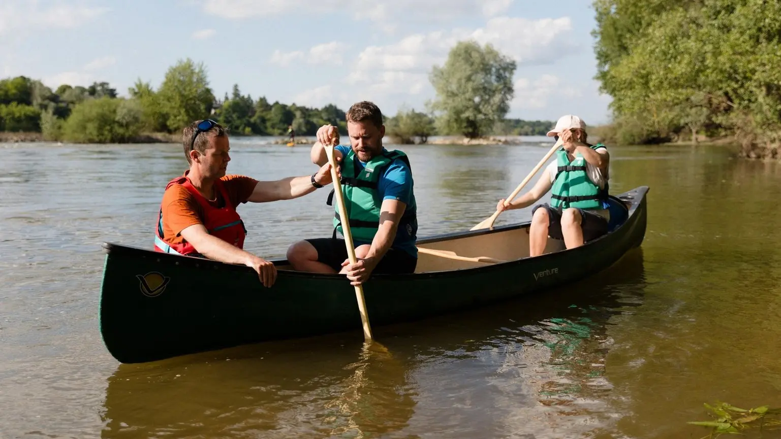Initiation canoë canadien