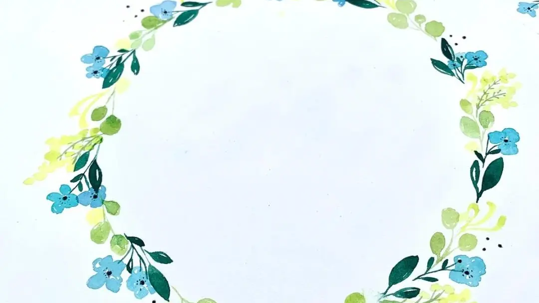 Couronne florale