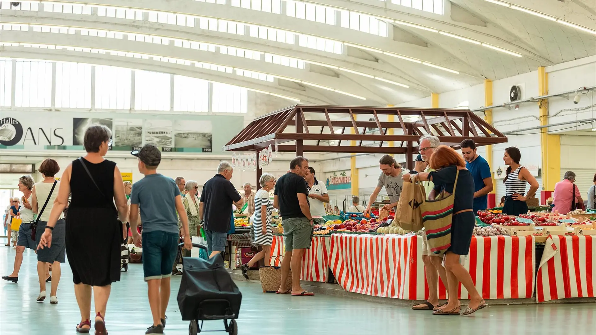 Visite des halles de Saint-Nazaire