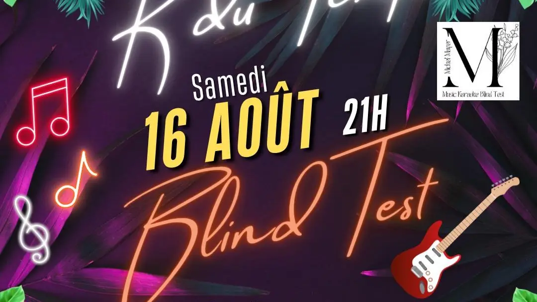 Affiche du Blind Test