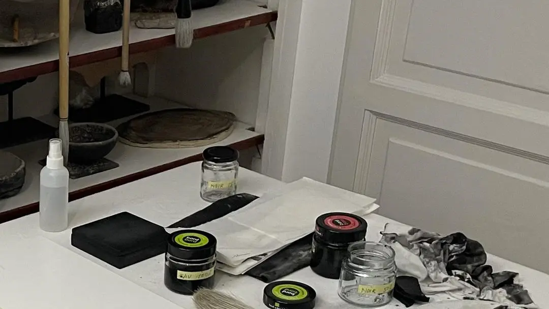 Atelier d'encre de Chine avec Gilt