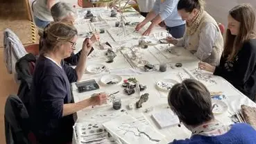 Atelier d'encre de Chine avec Gilt