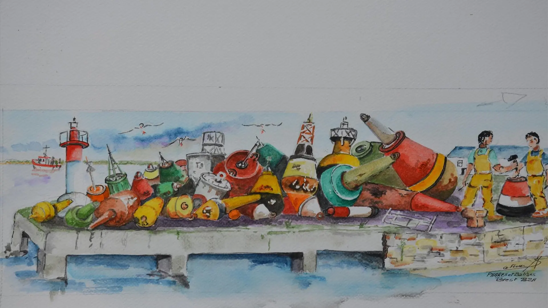 Balises du port de Brest