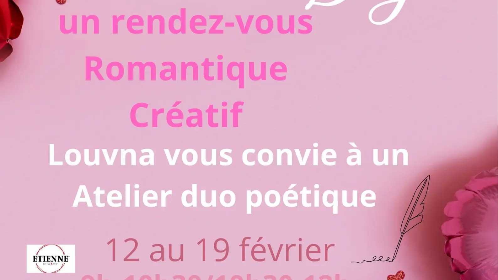 Atelier Duo poétique Etienne Coffee