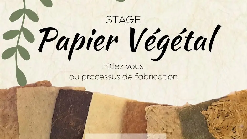 Affiche Stage Papier végétal