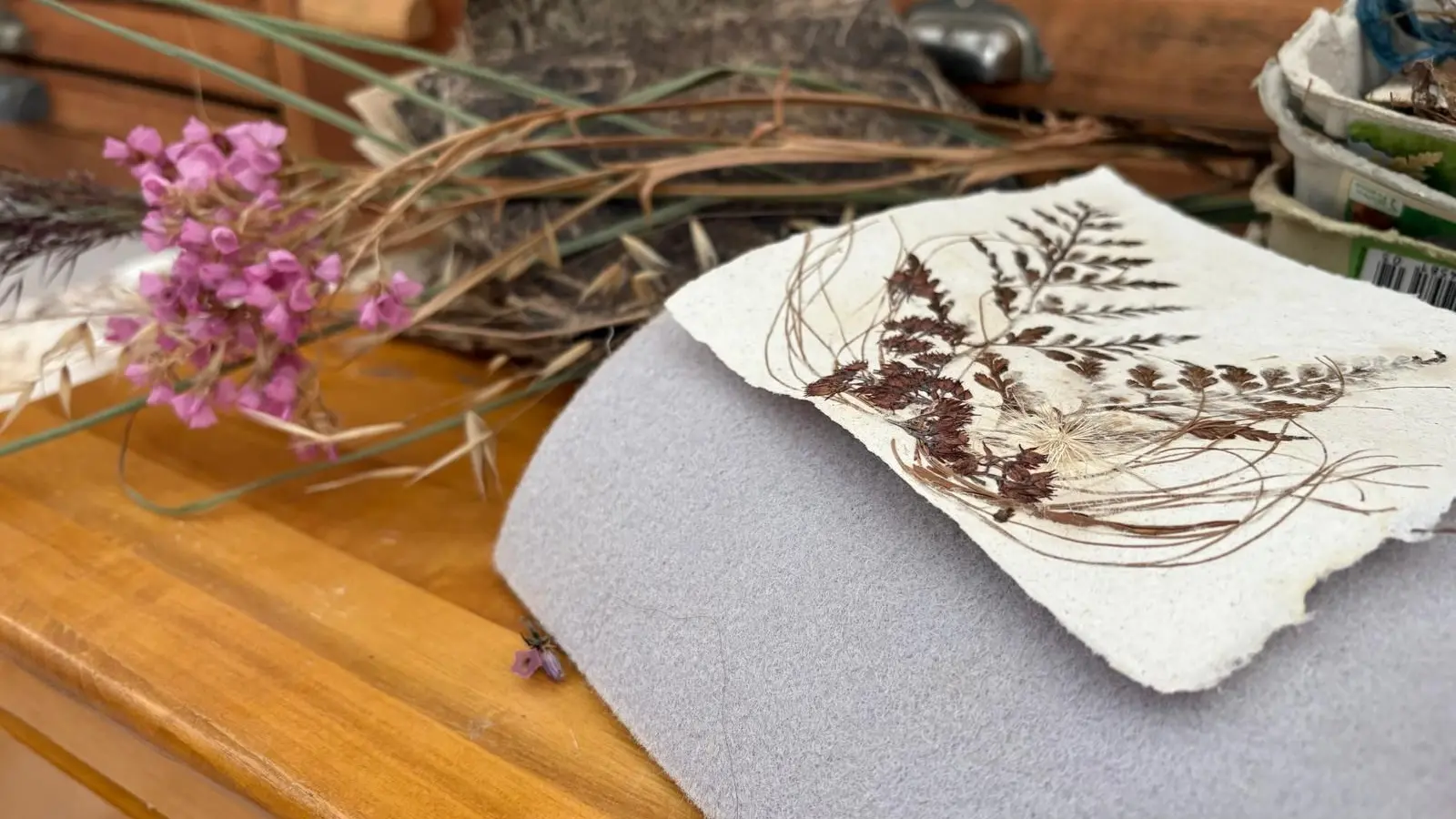 Atelier papier recyclé