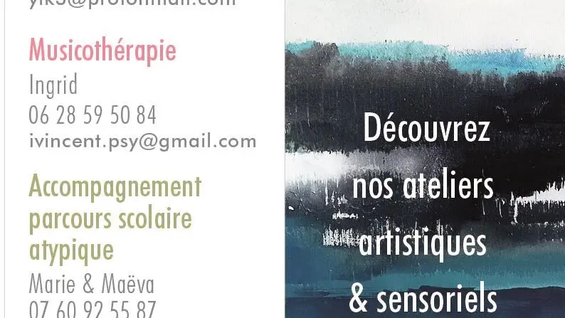 Ateliers artistique & sensoriels - l'équipe