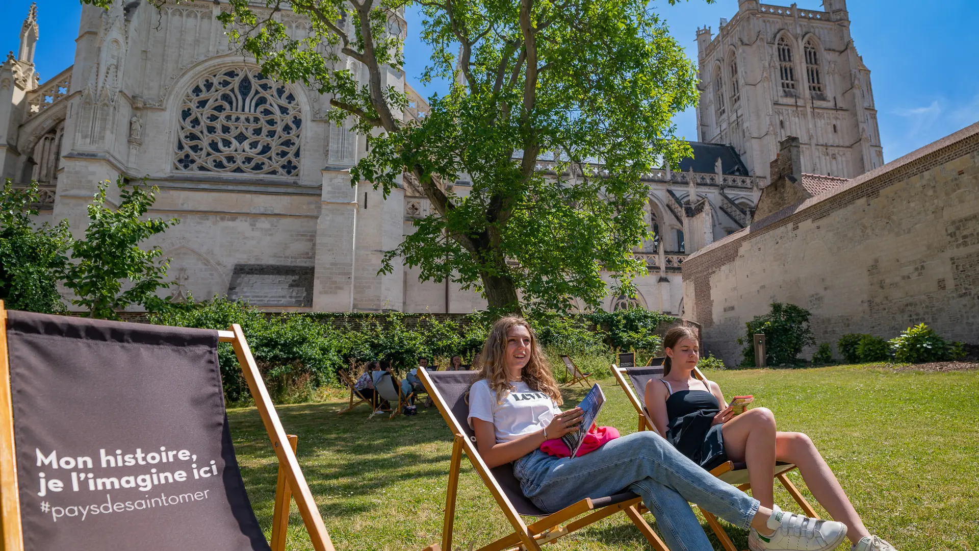 Marie Groët Carte Touristique Jardin de l'Office de Tourisme 2022 SAINT-OMER