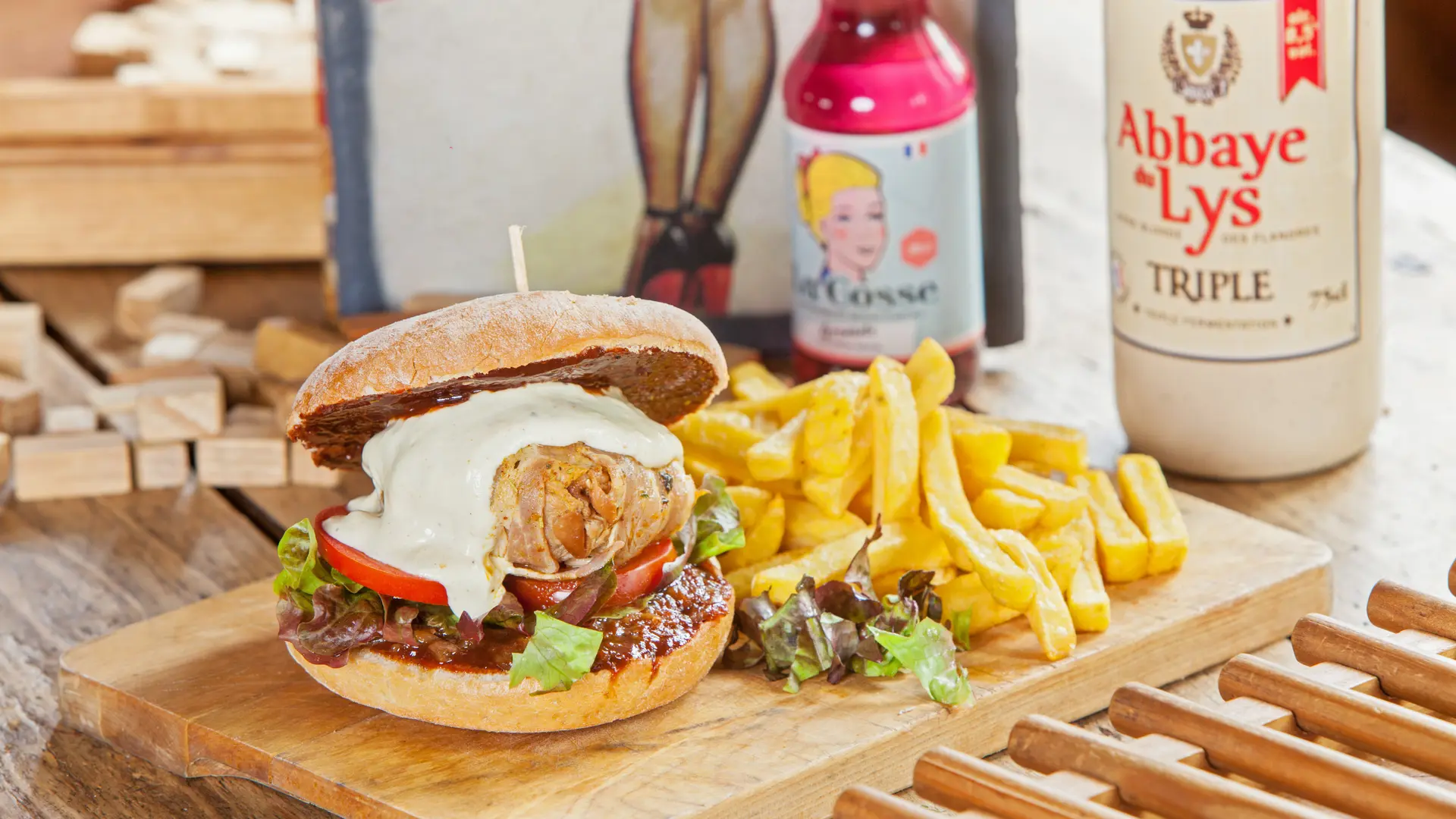 LA BAGUERNETTE by ISNOR Burger de cochon lait