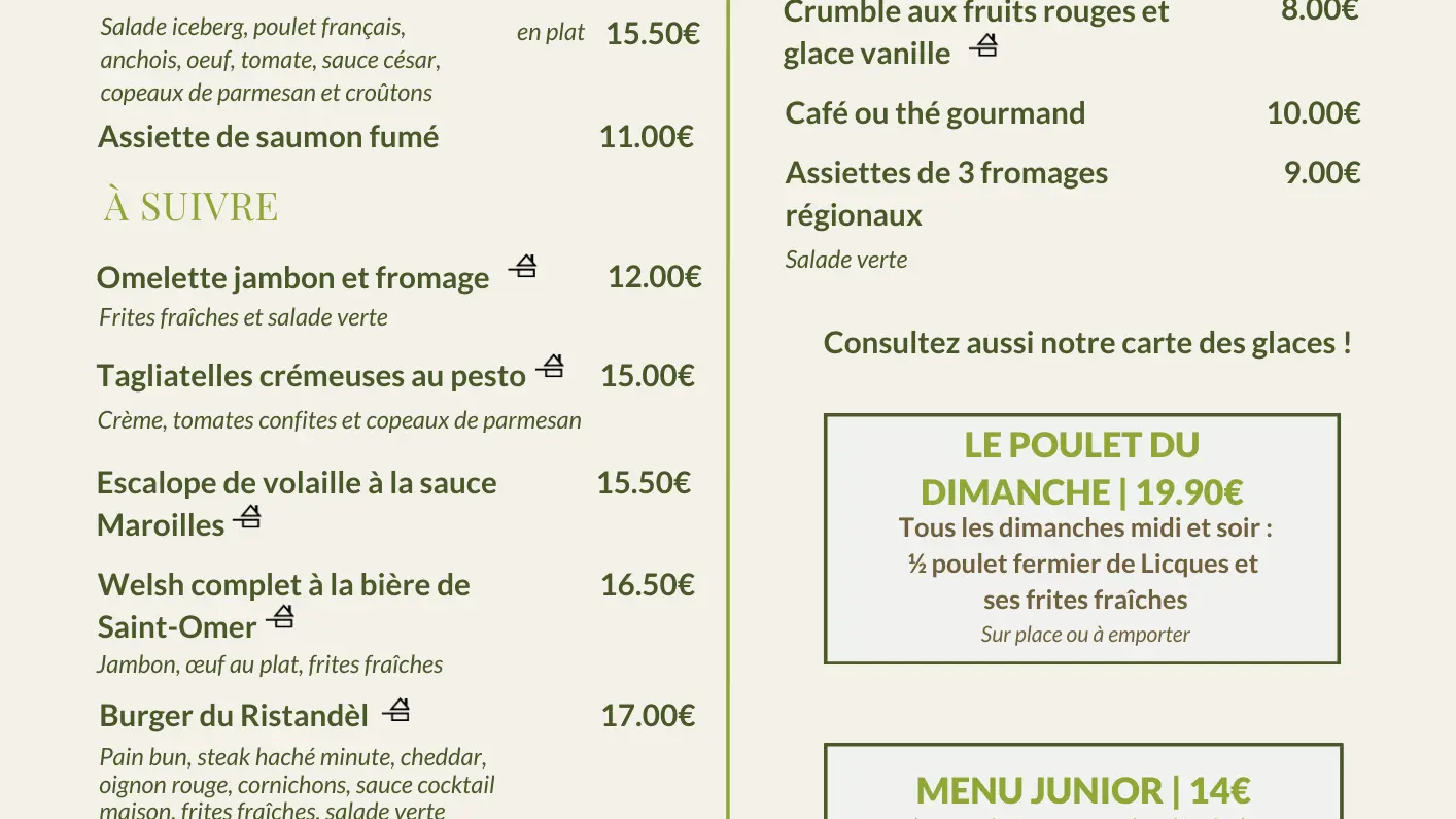 CARTE RISTANDEL PRINTEMPS 2026