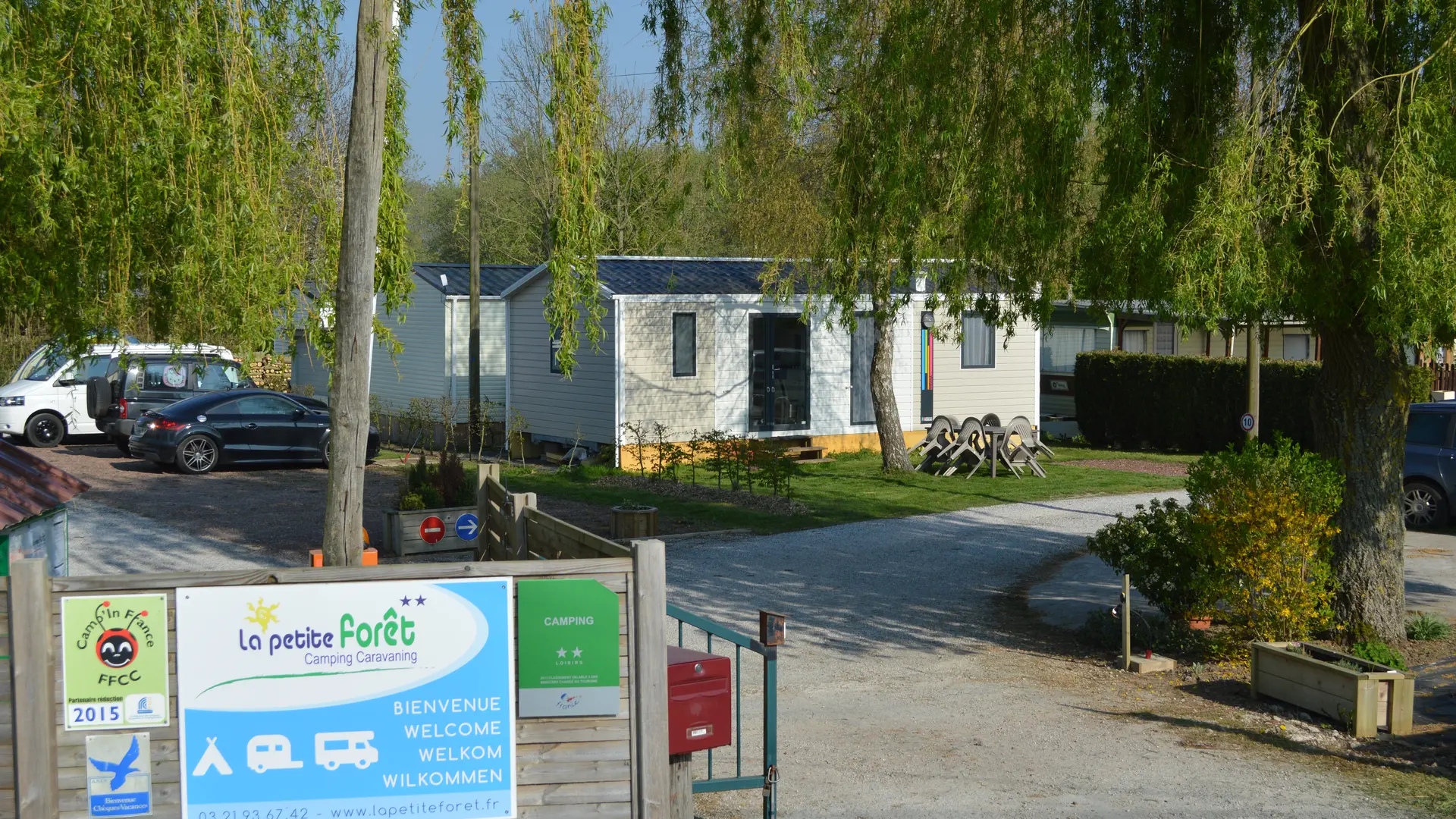 Entrée Camping La Petite Forêt