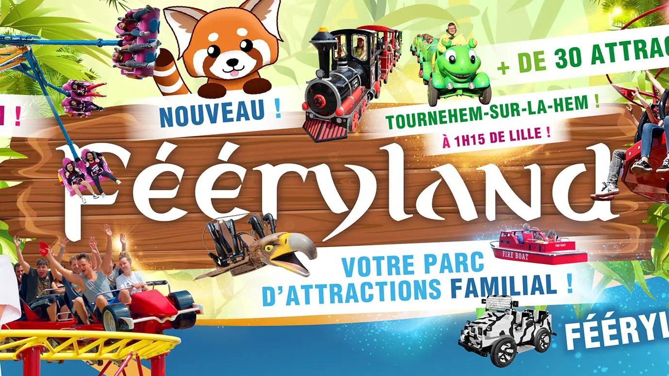 Parc d'attractions Fééryland_bandeau 2024