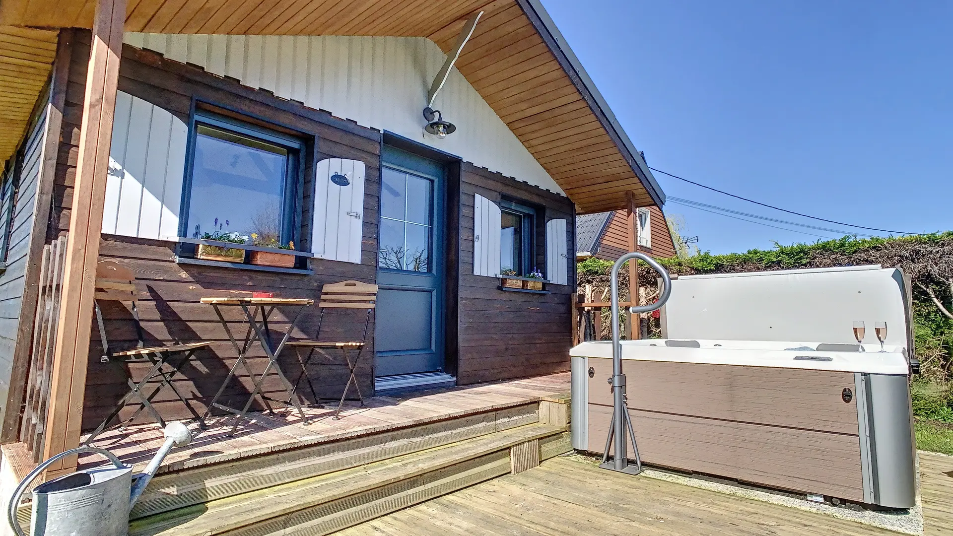 Gîte Au coeur du marais, terrasse