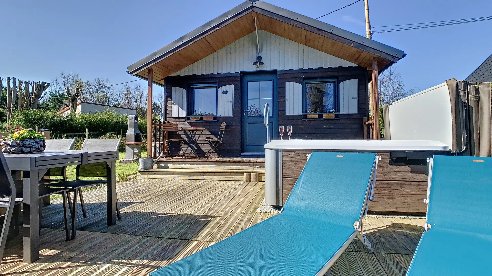 Gîte Au coeur du marais, terrasse