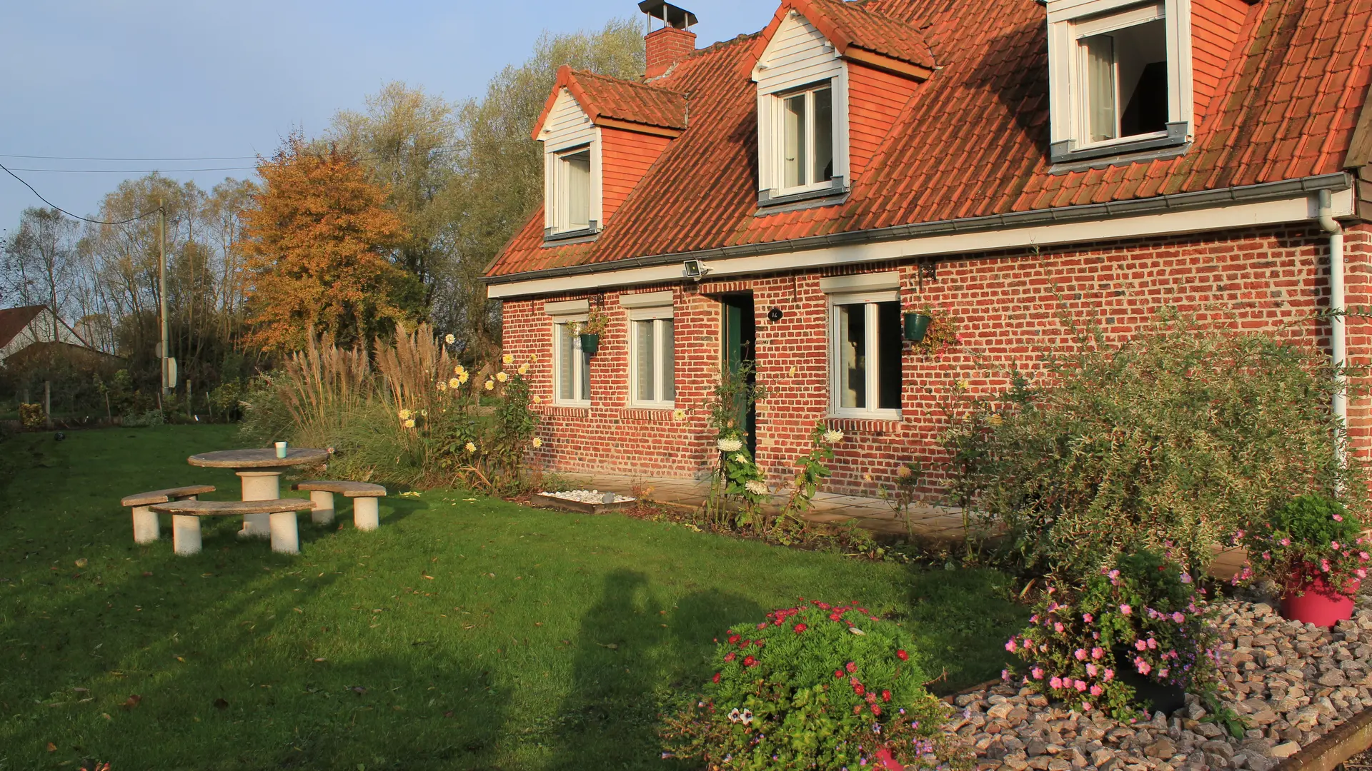 Façade du gîte