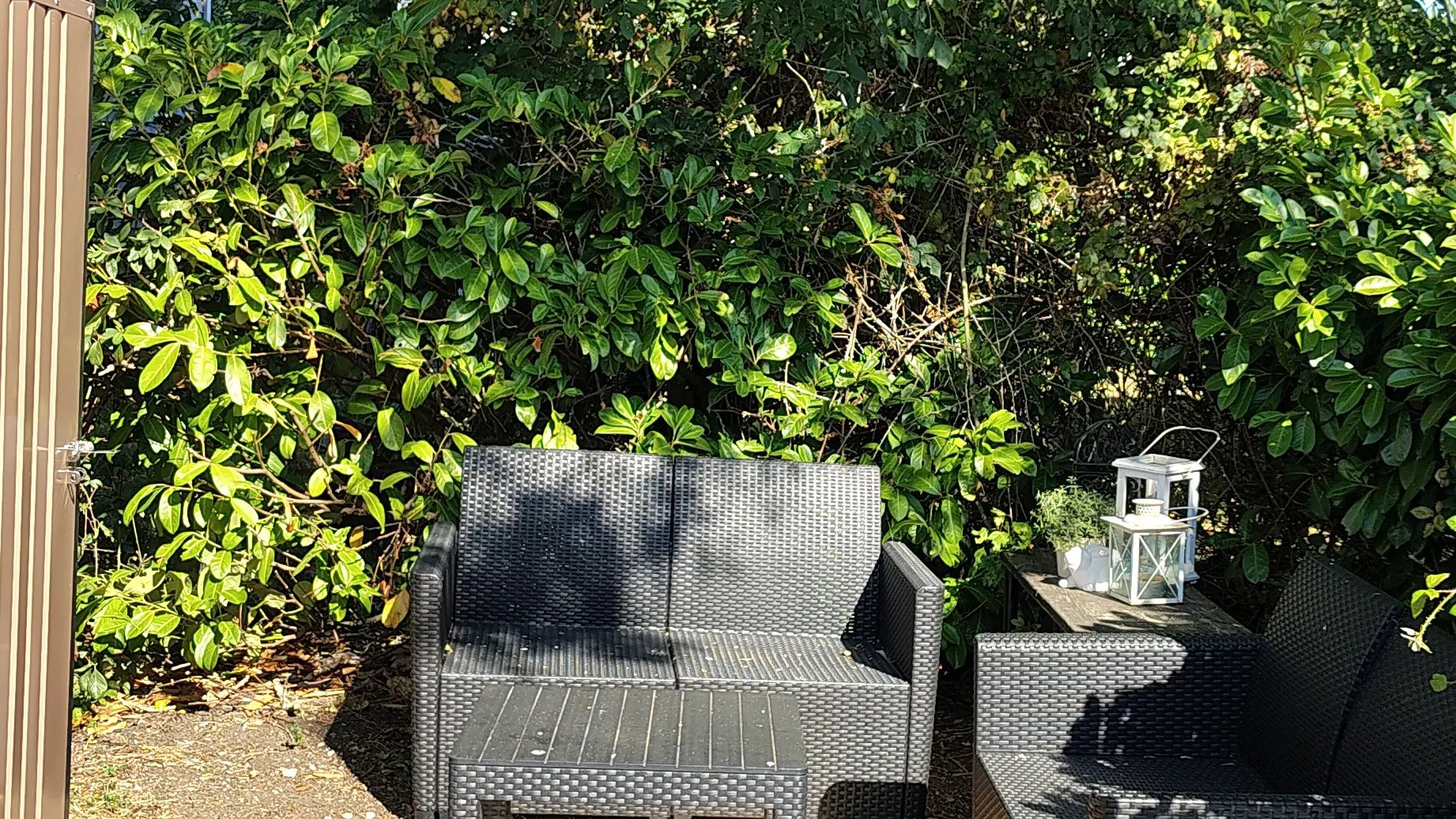 Espace salon de jardin