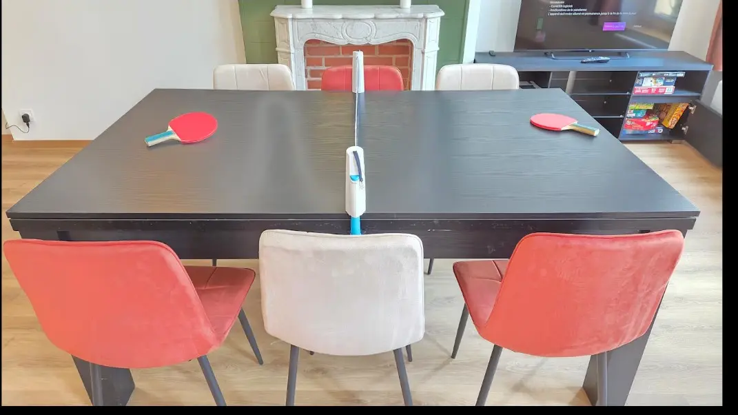 Table de séjour en ping-pong