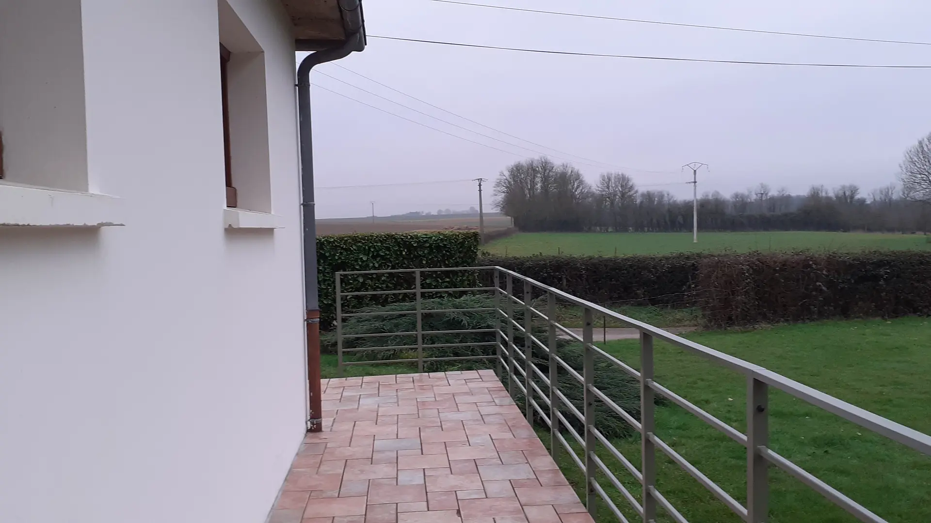 L'appartement du gîte, balcon