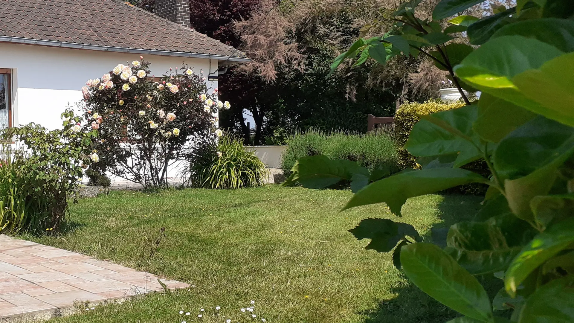 L'appartement du gîte, jardin
