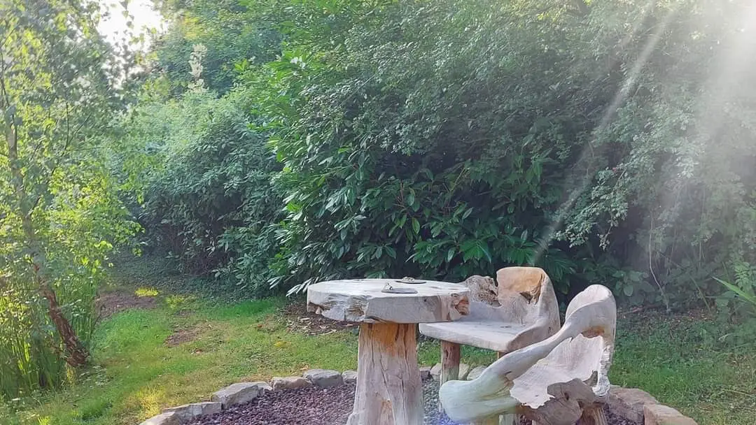 Coin détente au bord de l'eau