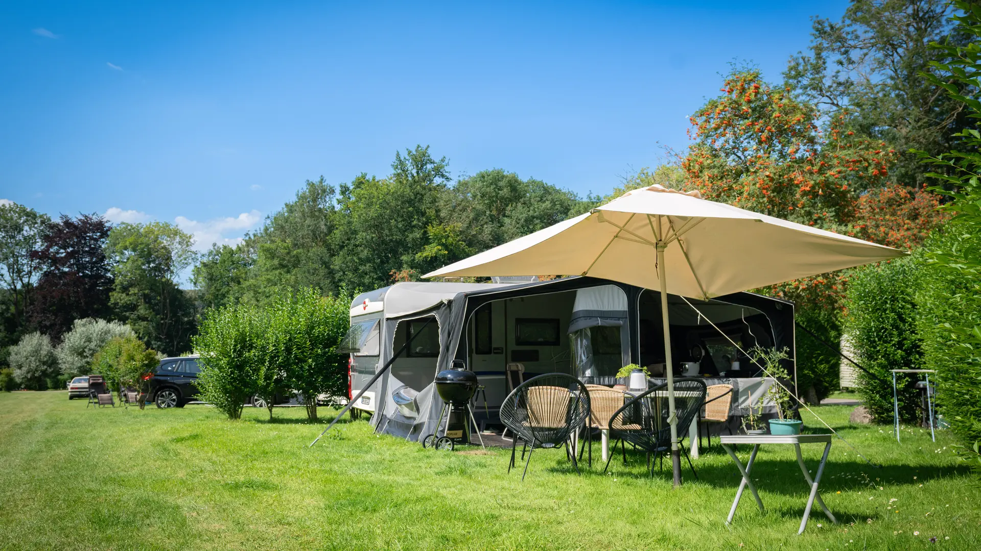 Tente - Caravane - Camping Car - Camping du Gandspette