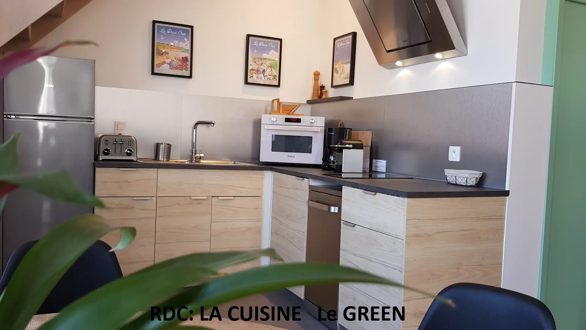 Le Green, coin cuisine