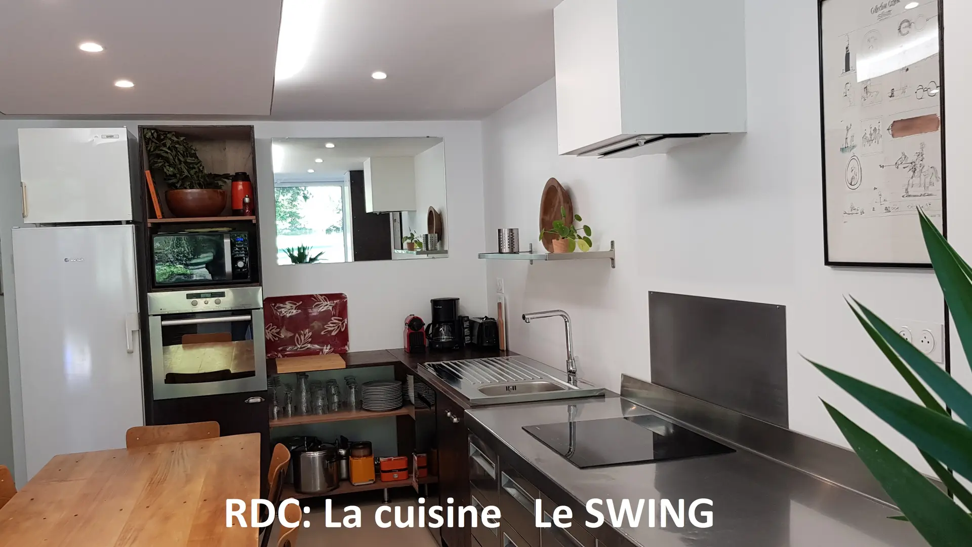 Le Swing, la cuisine