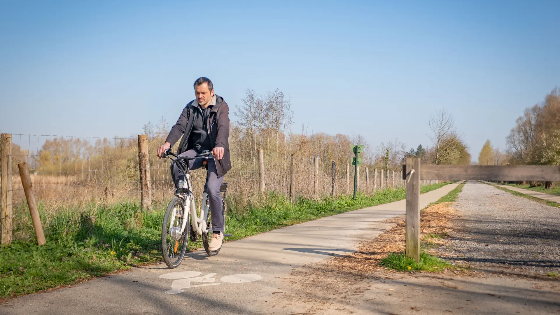 Les Ballastières - Voie cyclable